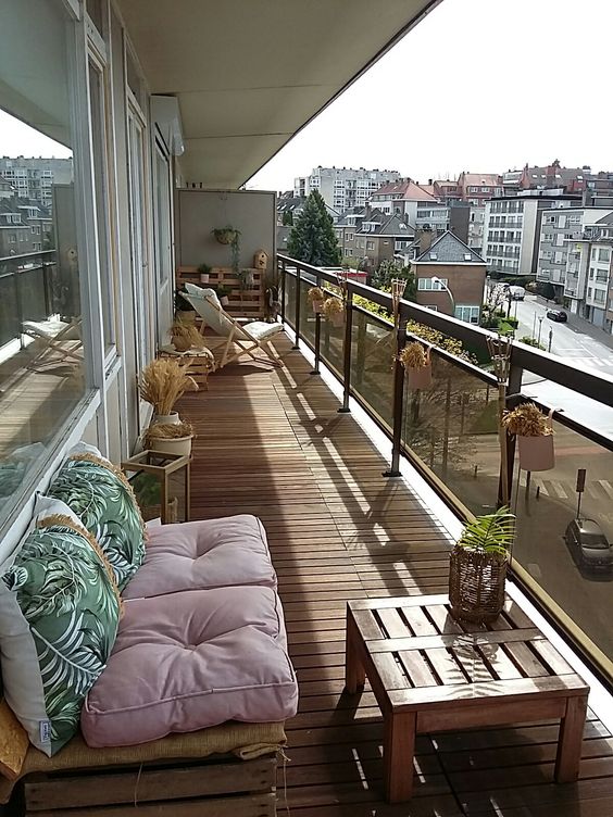 открытый балкон дизайн